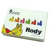 《Rody/ロディ》ビニールステッカーコンプリートセット（６枚+おまけカード）/耐水加工の画像