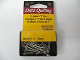 41g0f57OQdL. SL160  Dritz Quilting T pins size 24 SA101