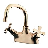 ジェイトップ ユーコー hana 2ハンドル混合水栓（クリアブラス） Y151-204 スポーツ レジャー DIY 工具 水栓 [並行輸入品]
