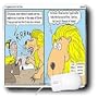 Rich Diesslins Funny Theology Cartoons - Ignatius - St. Ignatius Brand Cat Food - Mouse Pads