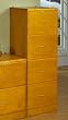 4-Drawer Vertical File in Honey Finish By Studio RTA Furniture