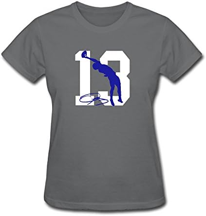 Sunflower Women Tshirts Particular New York Football Team 13# Player DeepHeather SizeS