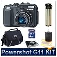 Canon PowerShot G11 10MP Digital Camera with 5x Wide Angle Optical Stabilized Zoom and 2.8-inch articulating LCD by Canon , EXECUTIVE KIT