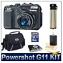 Canon PowerShot G11 10MP Digital Camera with 5x Wide Angle Optical Stabilized Zoom and 2.8-inch articulating LCD by Canon , EXECUTIVE KIT