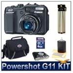 41g0nSBriAL. SL160 SS150  #8: Canon PowerShot G11 10MP Digital Camera with 5x Wide Angle Optical Stabilized Zoom and 2.8 inch articulating LCD by Canon , EXECUTIVE KIT