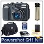 Canon PowerShot G11 10MP Digital Camera with 5x Wide Angle Optical Stabilized Zoom and 2.8-inch articulating LCD by Canon , EXECUTIVE KIT