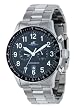 Adee Kaye Mens Speedfire Chronograph White / Blue Dial