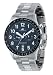 Adee Kaye Mens Speedfire Chronograph White / Blue Dial