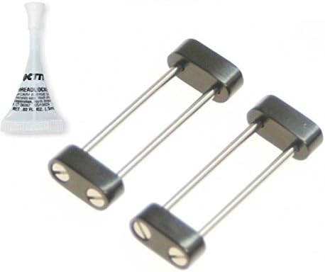 Replacement Aftermarket Adapter Lug SET for Suunto Core - Black &amp; Loctite 242
