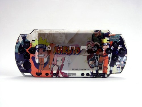 NARUTO PSP (Slim) Dual Colored Skin Sticker, PSP 2000