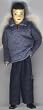 Erna Meyer Miniature Male Doll in a Blue Shirt & Denim Pants
