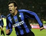 Luis Figo Inter Milan 8x10 Photograph Goal Celebra