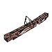 Almatess Portable Waterproof Double-Layer Camo Fishing Rod Carrier Fishing Pole Tools Storage Bag Organizer Tube Case 120cm