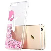 iPhone 6 Case,iPhone 6s Case, LUOLNH Funny fashion creative design Blossomy Pink Floral Girl TPU Silicone Skin Case Cover Phone Case Case Bumper for Apple iPhone 6 6s (4.7 inch) by LUOLNH