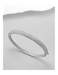 Bangle Bracelet In 92.5 Sterling Silver