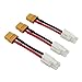 OliYin 3pcs Male Tamiya to Female XT60 Connector Adapter 14awg 1.96inch Wire for NiCd NiMH Dynamite Packs(Pack of 3)