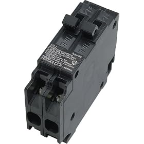 Siemens Q2020 Circuit Breaker, Two-1-Poles 20-Amp by Connecticut Electric