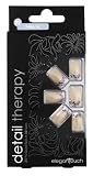 Elegant Touch Detail Therapy Indian Ink #22- Pre Glued false Nails 
