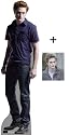 *FAN PACK* - EDWARD CULLEN - LIFESIZE CARDBOARD CUTOUT / STANDEE / STANDUP (Height 188cm) - Twilight - Robert Pattinson - INCLUDES 8x10" (25x20cm) STAR PHOTO - FAN PACK #21