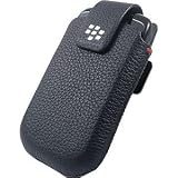 BlackBerry Leather Swivel Holster for BlackBerry 9800 - Black