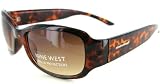 Women Nine West Tortoise Frame Sunglasses Brown Lenses