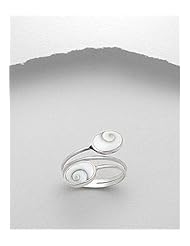 Shell Ring In 92.5 Sterling Silver