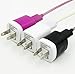 Wall Charger, OKRAY [3-Pack] 5V/1AMP 1-Port USB Wall Home Travel Charger Plug Power Adapter For iPhone 6/6 plus 5S 5 4S,Samsung Galaxy S6 S5 S4 S3,HTC One M8 M9,LG G2 G3,Blackberry,Motorola And More(Black White Rose Pink)