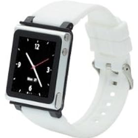 iWatchz CLRCHR22WHT Q Collection Wrist Strap for iPod Nano 6G, White by iWatch