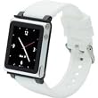 iWatchz CLRCHR22WHT Q Collection Wrist Strap for iPod Nano 6G, White iWatchz CLRCHR22WHT Q Collection Wrist Strap for iPod Nano 6G, White