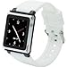 iWatchz CLRCHR22WHT Q Collection Wrist Strap for iPod Nano 6G-White