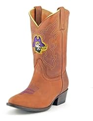 Sports: Gameday Boots Boys Western East Carolina 11.5 Child Honey ECU-B010-1 - Gameday Boots