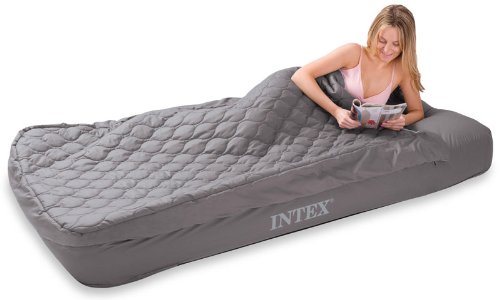Intex Recreation Velvet Flocked Pattern Twin Airbed Kit