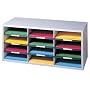 Fellowes 25004 12 Compartment Literature Organizer