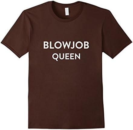 Men's BLOWJOB2 QUEEN WOmen's Tee Medium Brown