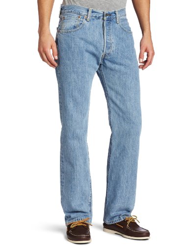 Levi's Men's 501 Original Fit Jean, Light Stonewash, 31x32