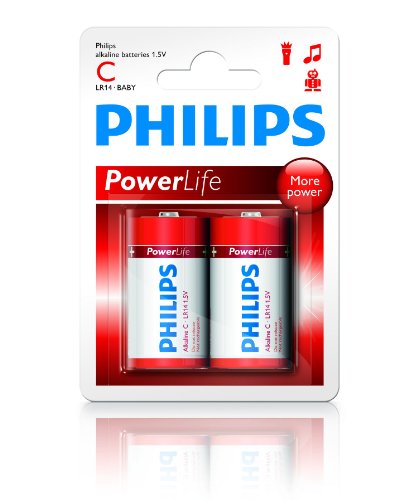 Philips Powerlife 2-Blister LR14 (C) Preisvergleich