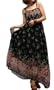 Black Maxi Dress, Floral Print
