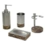 Bathroom Accessory Set 4pc - Visage - 99053