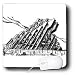 NewSignCreation Retro Vision Architecture Designs - Solar building - Mouse Pads