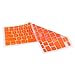 HDE Silicone Rubber Keyboard Skin for MacBook Pro (Non-Retina) (Orange)