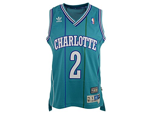 Larry Johnson Charlotte Hornets Adidas NBA Throwback Swingman Jersey - Teal