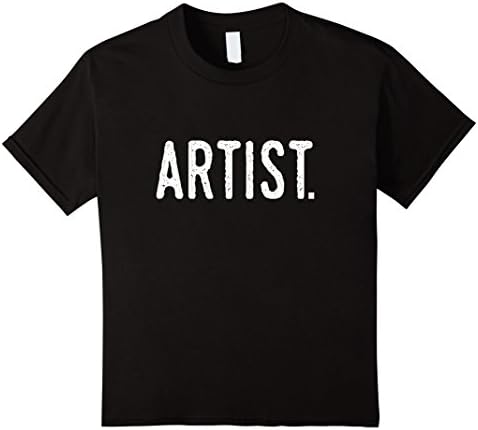 Kids "Artist." T-Shirt 12 Black