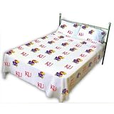 Kansas Jayhawks Twin Sheet Set From College Covers Twin