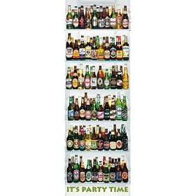 Affiche comme un Bloc d'Art It's Party Time' par Anon - Taille du produit fini 22.5 cm L x 83 cm H x 4 cm D