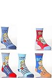 Boys 4 Pair TM Bob The Builder Socks