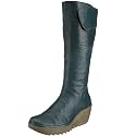 Fly London Women's Yule Boot Green P500043015 3 UK