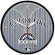 Colorado Rockies Wall Clock - Baseball Sports Merchandise