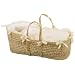 Picci Cortina Carry Basket in Cream and White with Comforter and Pad