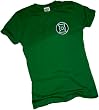 Kyle Rayner Green Lantern Logo -- Green Lantern Crop Sleeve Fitted Juniors T-Shirt