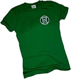 Kyle Rayner Green Lantern Logo -- Green Lantern Crop Sleeve Fitted Juniors T-Shirt